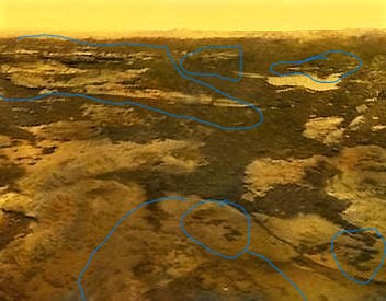 This is a photo of Venus taken from the net. Notice the partial structures from the civilization once there